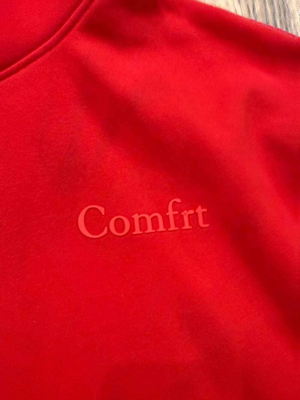 Comfrt Signature Red Pullover Weighted Hoodie - Picture 2 of 4